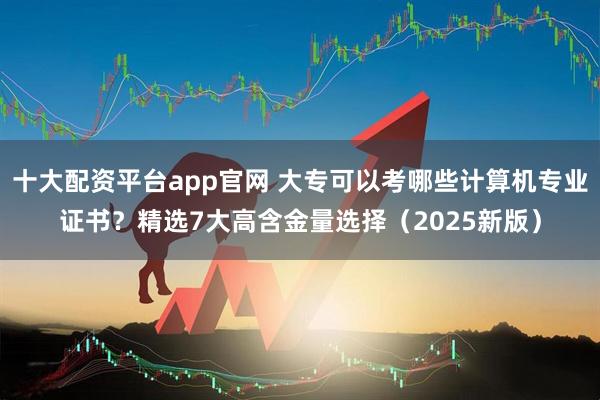 十大配资平台app官网 大专可以考哪些计算机专业证书？精选7大高含金量选择（2025新版）